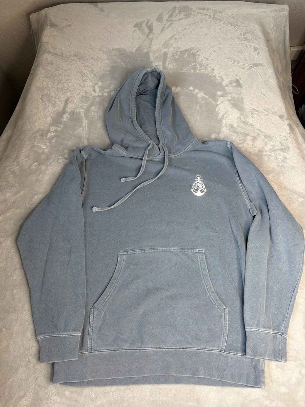 Hoodie tree house brewing company slate blue size medium hoodie